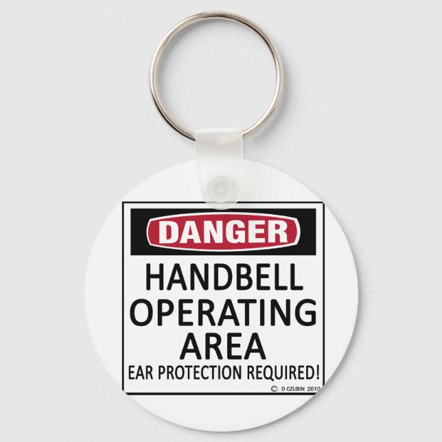 Operating Area Handbell Keychain (Front)