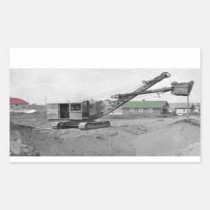 Operating Engineer 1920's Shovel Operator Sticker
