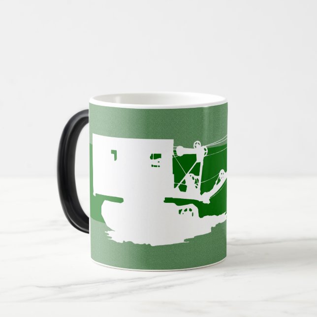 Operating Engineer Early Northwest Cable Shovel Magic Mug (Front Left)