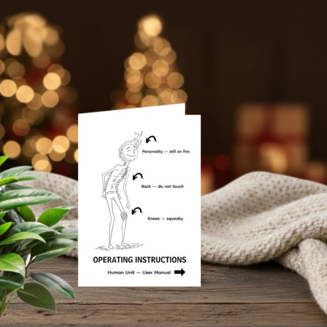 Operating Instructions Funny Birthday Card (Creator Uploaded)