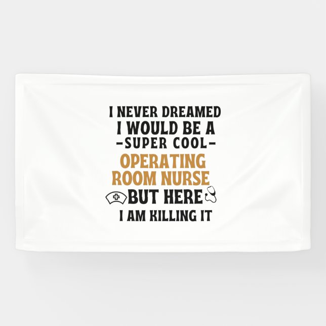 OPERATING ROOM NURSE BANNER (Horizontal)