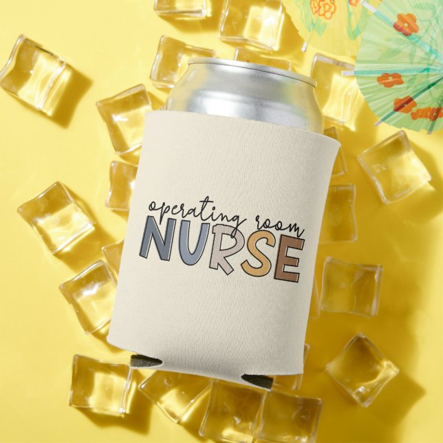 Operating Room Nurse OR Nurse Appreciation Can Cooler (In Situ Summer)
