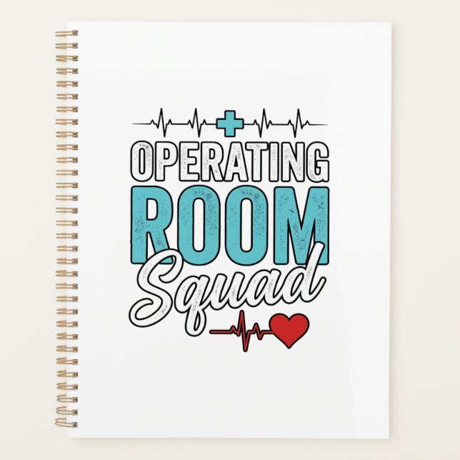 Operating Room Squad Surgical Nurse Shirt Design_1 Planner (Front)