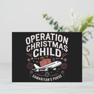 Operation Christmas Child Funny Family Matching  Holiday Card