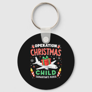 Operation Christmas Child Funny Family Matching Xm Keychain