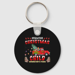 Operation Christmas Child Funny Family Matching Xm Keychain