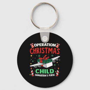 Operation Christmas Child Funny Family Matching Xm Keychain