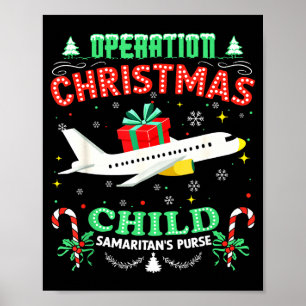 Operation Christmas Child Funny Family Matching Xm Poster
