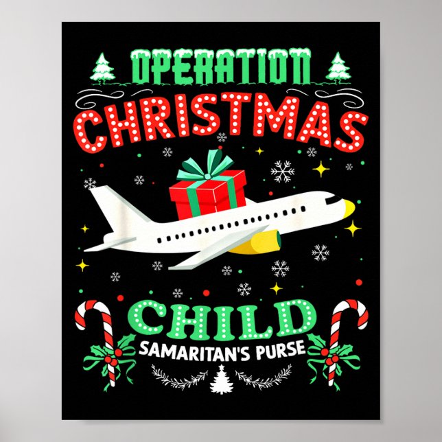 Operation Christmas Child Funny Family Matching Xm Poster (Front)