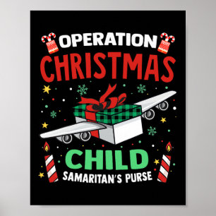 Operation Christmas Child Funny Family Matching Xm Poster