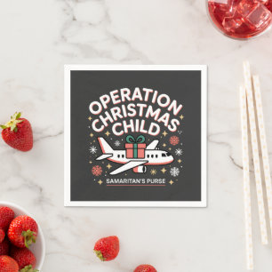 Operation Christmas Child Samaritan Purse  Napkin