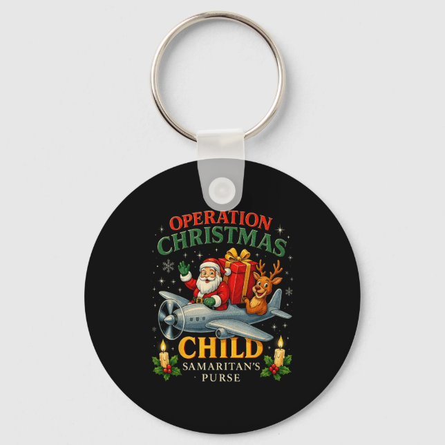 Operation Christmas Child Samaritan’s Purse Xmas D Keychain (Front)