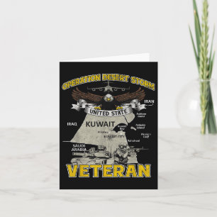 Operation Desert Storm Ods Veteran Iraq Vintage Gi Card