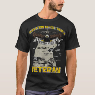 Operation Desert Storm Ods Veteran Iraq Vintage Gi T-Shirt