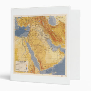Operation Desert Storm Planning Map (1991) Binder