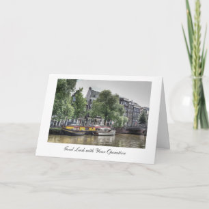 Operation Good Luck, Calming Amsterdam Canal Scene Card