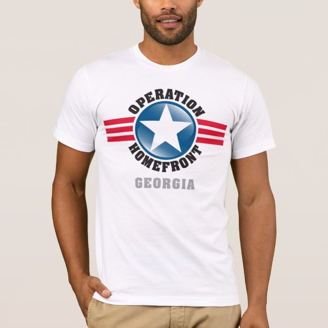 Operation Homefront Georgia T-Shirt (Front)