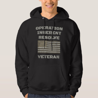 Operation Inherent Resolve OIR Veteran Military Hoodie