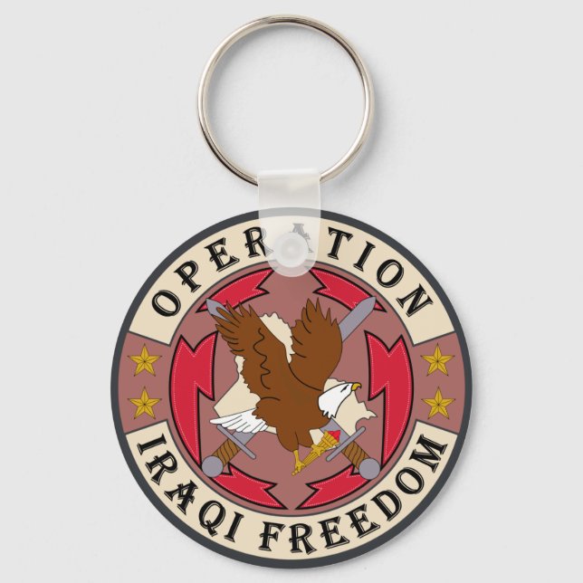 Operation Iraqi Freedom Keychain (Front)