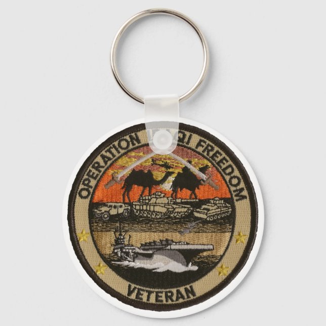 Operation Iraqi Freedom Keychain (Front)