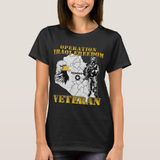 Operation Iraqi Freedom Oif Combat Veteran Vintage T-Shirt