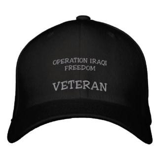 OPERATION IRAQI FREEDOM, VETERAN EMBROIDERED HAT