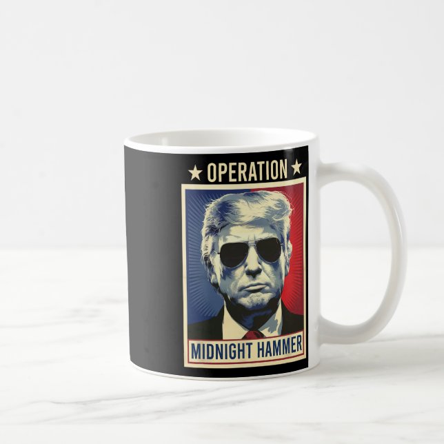 Operation Midnight Hammer Trump  Coffee Mug (Right)