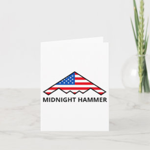 Operation Midnight Hammer Usa Flag Midnight Hammer Card