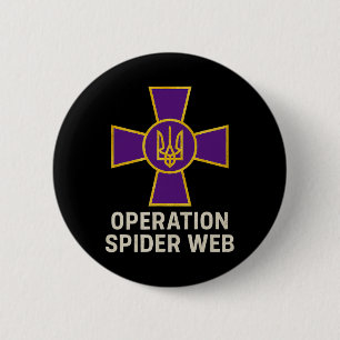 Operation Spider Web Ukraine Heroes Ukrainian Mili 2 Inch Round Button