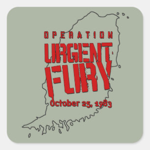 Operation Urgent Fury Square Sticker