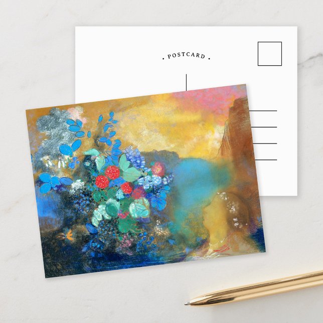 Ophelia Among the Flowers | Odilon Redon Postcard (Creator Uploaded)