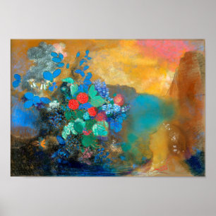 Ophelia among the Flowers, Redon Poster