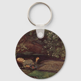 Ophelia by John Everett Millais Keychain