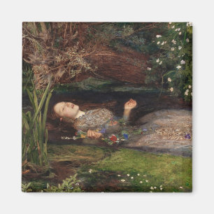 Ophelia by John Everett Millais Magnet