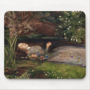 Ophelia by John Everett Millais Mouse Pad