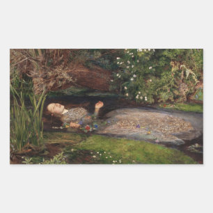 Ophelia by John Everett Millais Sticker