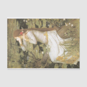 "Ophelia" by John William Waterhouse, 1894 Tissue Paper
