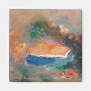 Ophelia by Odilon Redon Magnet