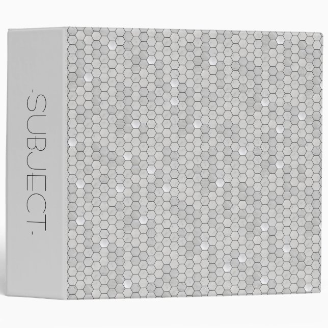 Ophelia Hexagon Patterned Binder (Front/Spine)