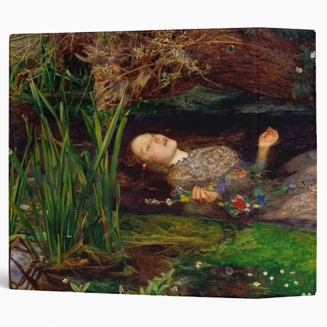 Ophelia, John Everett Millais Binder (Back/Spine)