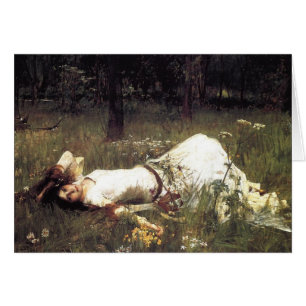 Ophelia Laying in the Meadow