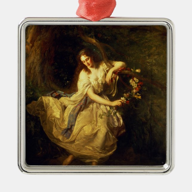 Ophelia Metal Ornament (Front)