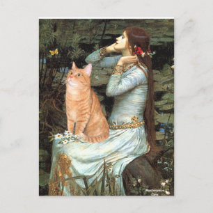 Ophelia - Orange Tabby cat 46 Postcard