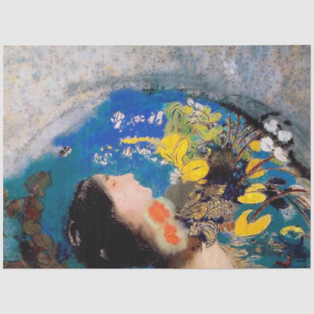 Ophelia, Redon Tissue Paper (Front)