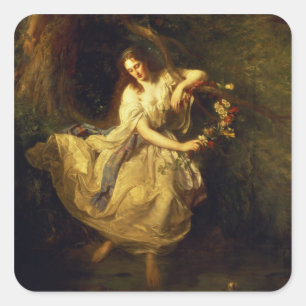 Ophelia Square Sticker