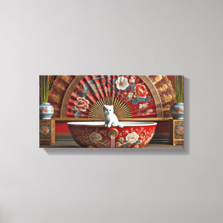 Ophelia Takes A Bath Canvas Print