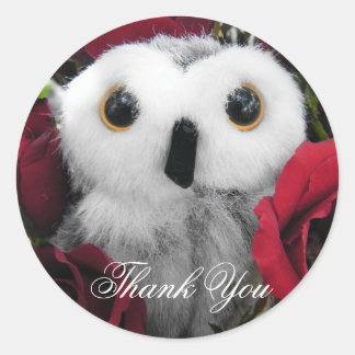 Ophelia & The Vintage Roses - Thank You Classic Round Sticker