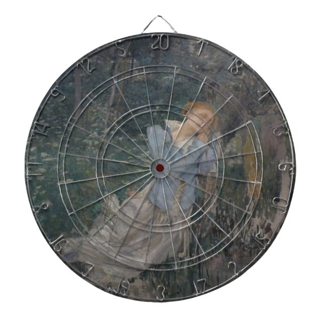 Ophelia (Weeping Woman) (by Jules Bastien-Lepage) Dartboard (Front)