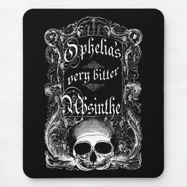 Ophelia's Very Bitter Absinthe Mouse Pad (Front)