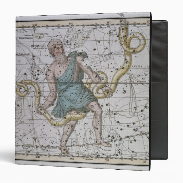 Ophiuchus or Serpentarius, from 'A Celestial Atlas Binder (Front/Inside)